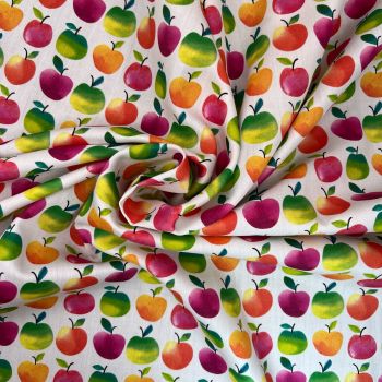 European 100% cotton by Chatham Glyn, 150GSM, 140 CMS wide, APPLES.