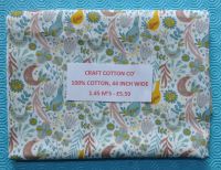 END ROLL Craft Cotton Co 100% cotton, 44 inch wide. 1.45 METRE PIECE.