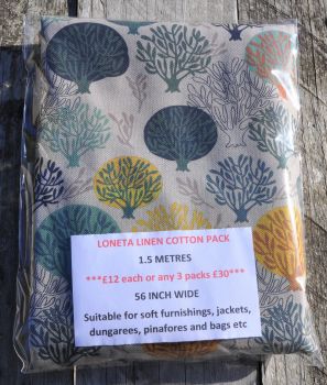 Loneta cotton panama 1.5 m pack. Design 2.
