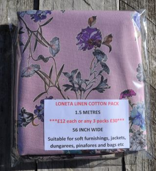 Loneta cotton panama 1.5 m pack. Design 3.
