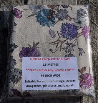 Loneta cotton panama 1.5 m pack. Design 7.