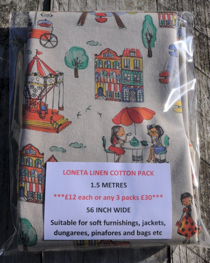Loneta cotton panama 1.5 m pack. Design 8.