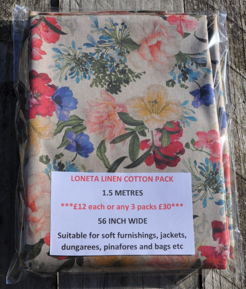 Loneta cotton panama 1.5 m pack. Design 13.