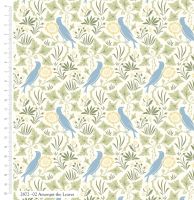 PREMIUM RANGE 100% cotton. Amongst the Leaves from the Birds in Nature range by Voysey V&A
