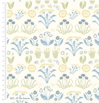 PREMIUM RANGE 100% cotton. The Furrow from the Birds in Nature range by Voysey V&A