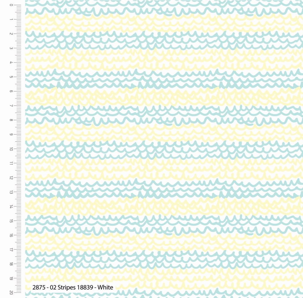 100% cotton from the Knitting range by Fabric Editions, Stripes. REDUCED TO