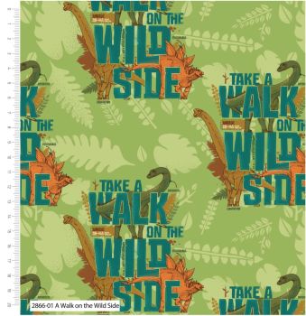 100% cotton from the Natural History Museum range by Craft Cotton Co' Wild Side. REDUCED TO CLEAR.