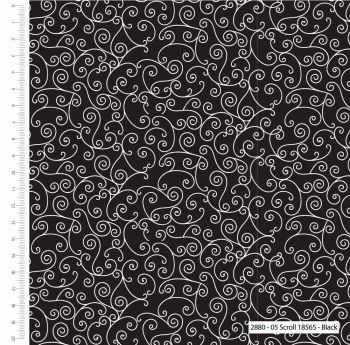 100% cotton from the Princess Bella range by Craft Cotton Co' - Scroll. REDUCED TO CLEAR.