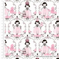 100% cotton from the Princess Bella range by Craft Cotton Co' - Framed. REDUCED TO CLEAR.