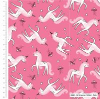 100% cotton from the Princess Bella range by Craft Cotton Co' - Unicorn. REDUCED TO CLEAR.