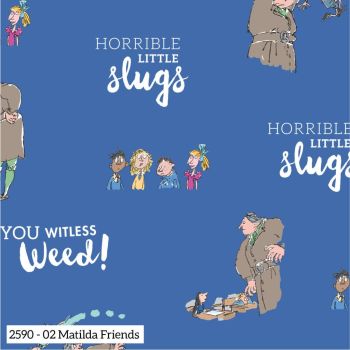 100% cotton from the Matilda range by Craft Cotton Co' - Friends. REDUCED TO CLEAR.