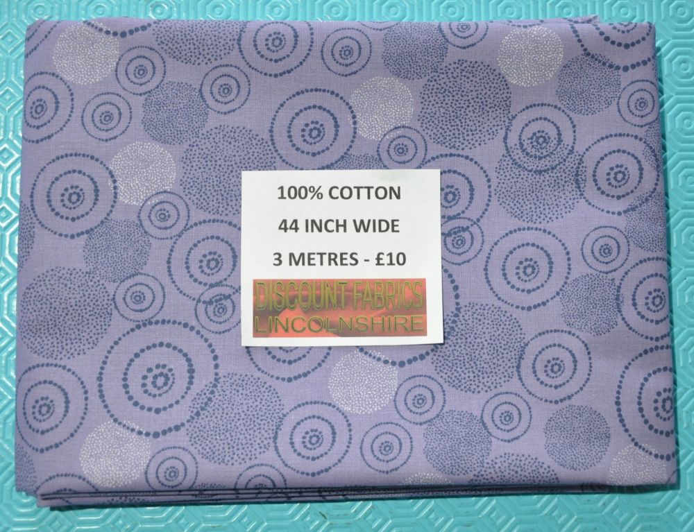 3 METRE PACK, 100% cotton, 44 inch wide. PACK C
