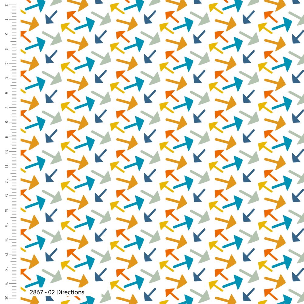 Arrows from the Digger range by Craft Cotton Co. 100% cotton. REDUCED TO CL