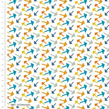 Arrows from the Digger range by Craft Cotton Co. 100% cotton. REDUCED TO CLEAR.