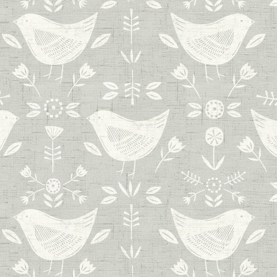 Scandi collection by Fryetts Fabrics - Narvik in grey.
