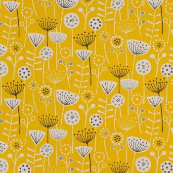 Scandi collection by Fryetts Fabrics - Bergen in ochre.