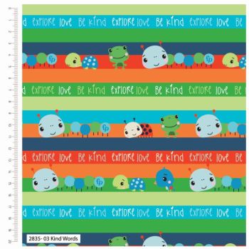 Fisher Price Kind Words by CRAFT COTTON COMPANY, 100% COTTON.