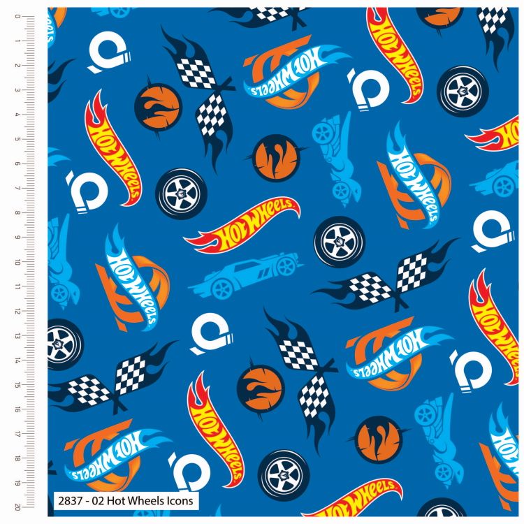 Hot Wheels Icons by CRAFT COTTON COMPANY, 100% COTTON.