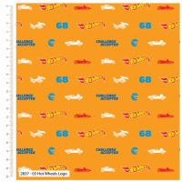 Hot Wheels Logos by CRAFT COTTON COMPANY, 100% COTTON.