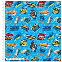 Hot Wheels Badges by CRAFT COTTON COMPANY, 100% COTTON.