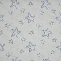 100% cotton from the Nursery Basics range by Craft Cotton Co' -  denim stars. REDUCED TO CLEAR.