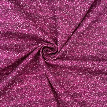 Sparkle effect cerise, 140cms wide, 100% cotton, med weight from Chatham Glyn.