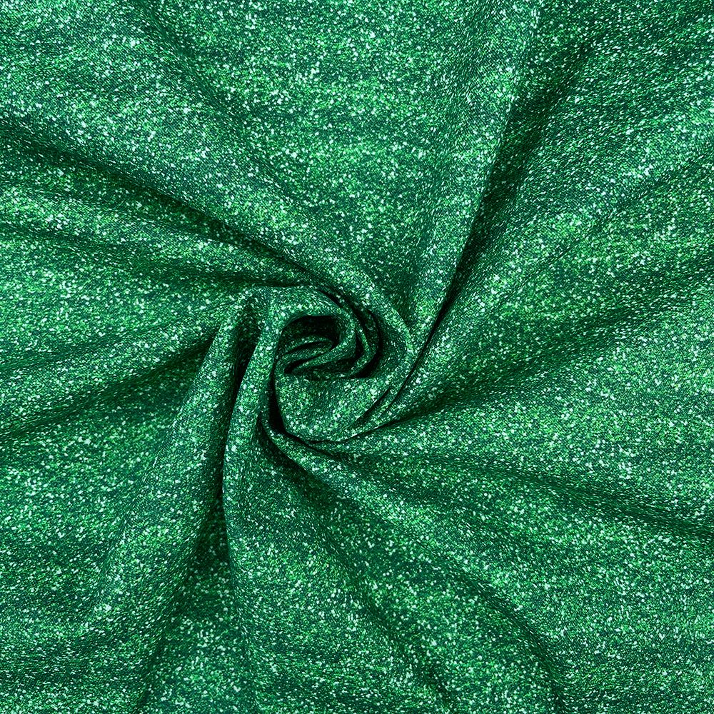 Sparkle effect emerald, 140cms wide, 100% cotton, med weight from Chatham G