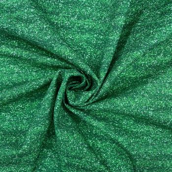 Sparkle effect emerald, 140cms wide, 100% cotton, med weight from Chatham Glyn.