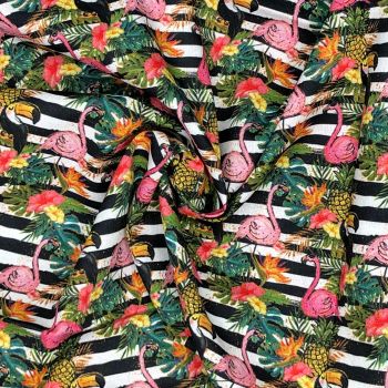 Tropical design 2, 140cms wide, 100% cotton, med weight from Chatham Glyn. SPECIAL BUY.