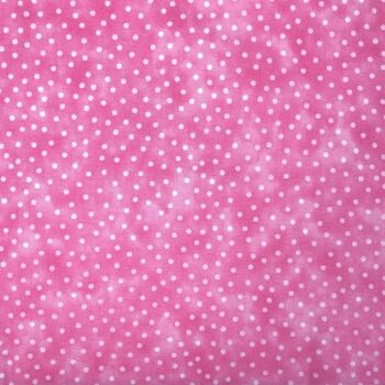 100% cotton from the blender polka range by Craft Cotton Co' - PINK