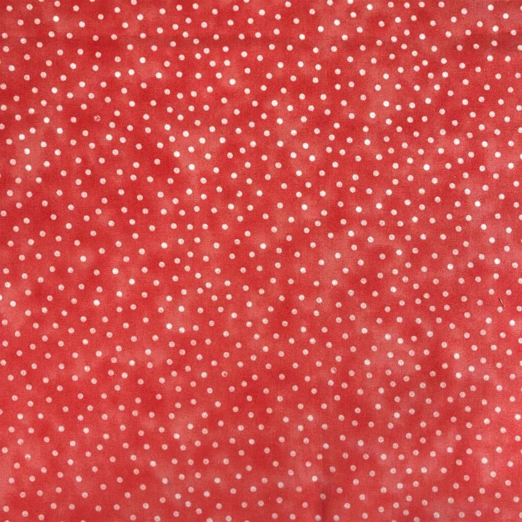 100% cotton from the blender polka range by Craft Cotton Co' - CORAL