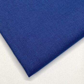 100% COTTON,  BY CHATHAM GLYN, 150 CMS WIDE, 60 COUNT. Royal blue.