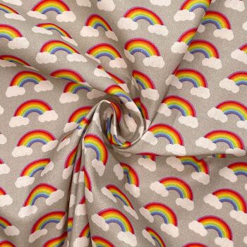 Rainbow 4, 140cms wide, 100% cotton, med weight from Chatham Glyn. SPECIAL PRICE.