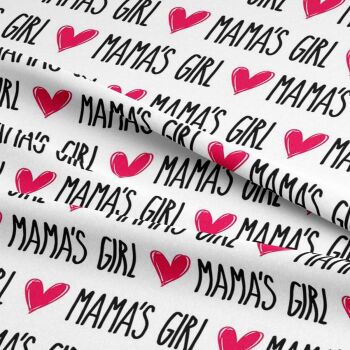 MAMMAS GIRL, 140cms wide, 100% cotton, med weight from Chatham Glyn. SPECIAL PRICE.