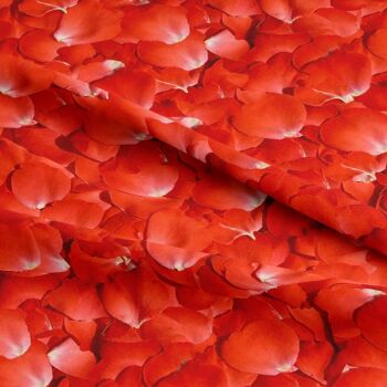 ROSE PETALS, 140cms wide, 100% cotton, med weight from Chatham Glyn. SPECIAL PRICE.