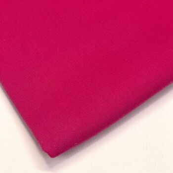 100% COTTON,  BY CHATHAM GLYN, 150 CMS WIDE, 60 COUNT. Cerise pink.