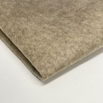 FELMBE - Felt Marl Beige Polyester Quality Multi Purpose Felt Fabric 150cm Wide