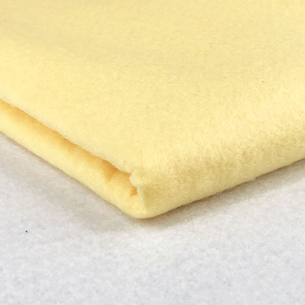 FELPAYE - Felt Pastel Yellow Polyester Quality Multi Purpose Felt Fabric 15