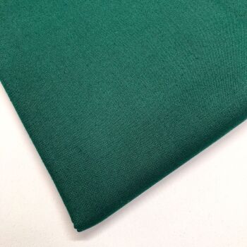 100% COTTON,  BY CHATHAM GLYN, 150 CMS WIDE, 60 COUNT. Bottle green.