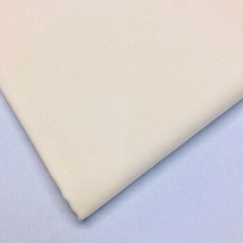 100% COTTON,  BY CHATHAM GLYN, 150 CMS WIDE, 60 COUNT. Cream.