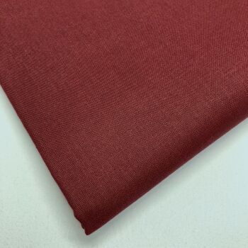 100% COTTON,  BY CHATHAM GLYN, 150 CMS WIDE, 60 COUNT. Damson.
