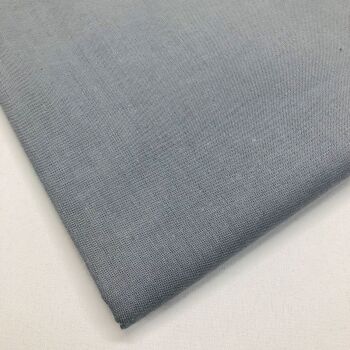 100% COTTON,  BY CHATHAM GLYN, 150 CMS WIDE, 60 COUNT. Dark grey.