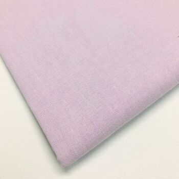 100% COTTON,  BY CHATHAM GLYN, 150 CMS WIDE, 60 COUNT. Lilac.