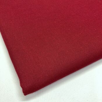 100% COTTON,  BY CHATHAM GLYN, 150 CMS WIDE, 60 COUNT. Wine.