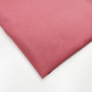 100% COTTON,  BY CHATHAM GLYN, 150 CMS WIDE, 60 COUNT. Rose.