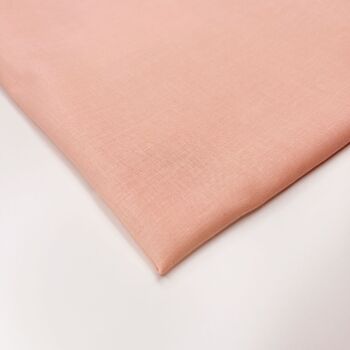 100% COTTON,  BY CHATHAM GLYN, 150 CMS WIDE, 60 COUNT. Peach.