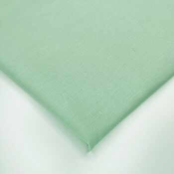 100% COTTON,  BY CHATHAM GLYN, 150 CMS WIDE, 60 COUNT. Pastel mint.