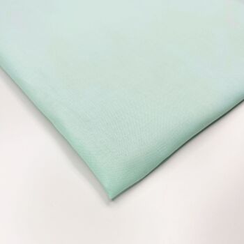 100% COTTON,  BY CHATHAM GLYN, 150 CMS WIDE, 60 COUNT. Pastel duckegg.
