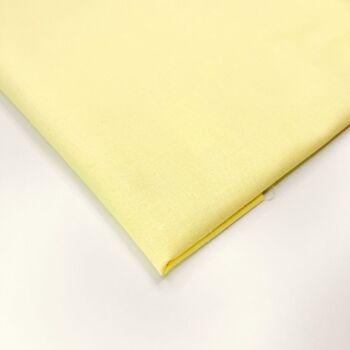 100% COTTON,  BY CHATHAM GLYN, 150 CMS WIDE, 60 COUNT. Lemon.