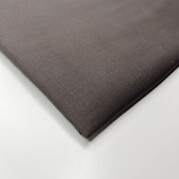 100% COTTON,  BY CHATHAM GLYN, 150 CMS WIDE, 60 COUNT. Graphite.